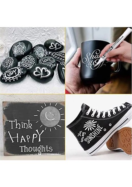 1siyah Stil Siyah Beyaz Opsiyonel Yağ Kalıcı Marker Kalemler Su Geçirmez Marker Grafiti Kalem Ofis Bir Poster Tasarlayın ve Diğer Dıy Projesini Yapın (Yurt Dışından) fiyatları