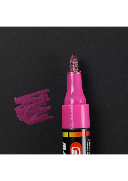 Gül Tarzı mm Renkli Metalik Boya Markörleri Doğum Günü Hediye Kartı Albümü Gümüş Altın Beyaz Marker (Yurt Dışından)