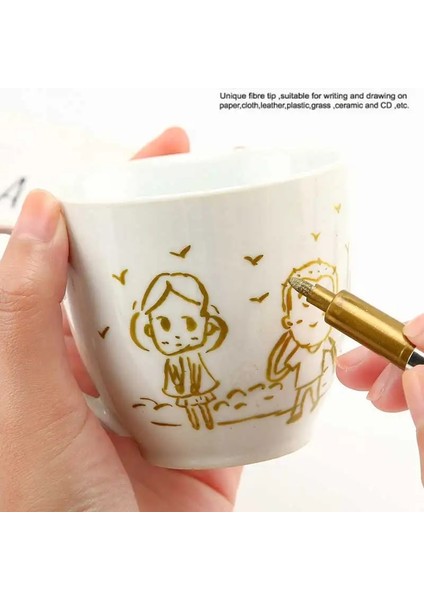 8 Adet Gümüş Tarzı Et Metal Kumaş Işaretleyiciler Kalemler Kalıcı Boya Dıy Metalik Işaretleyici Kalemler Sharpie Altın Gümüş Renk Craftwork Kalem Sanat Malzemeleri (Yurt Dışından) indirimleri