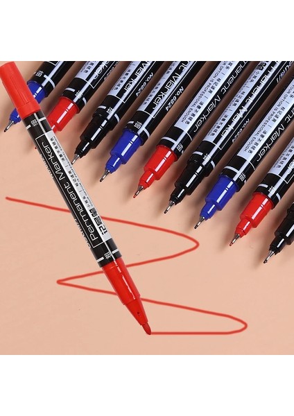 3 Adet Karışık Renk Stili 3 Adet Kalıcı Işaretleyiciler Siyah Mavi Kırmızı Çift Başlı Marker Kalem Kağıt Için Çelik CD Cam Kumaş Boya Işaretleme Ofis Okul Tedarik (Yurt Dışından) fiyatları