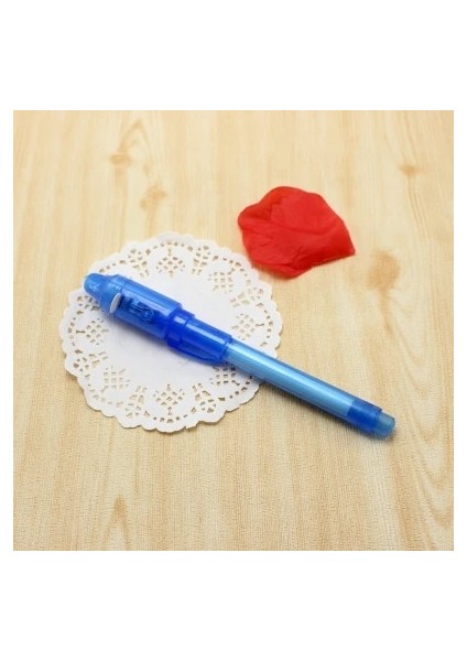 Mavi Stil Magic 2 In 1 Uv Graffiti Siyah Işık Combo Yaratıcı Kırtasiye Görünmez Mürekkep Kalem Işaretleyici Kalem Fosforlu Ofis (Yurt Dışından)