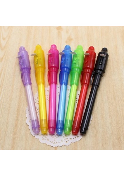 Mavi Stil Magic 2 In 1 Uv Graffiti Siyah Işık Combo Yaratıcı Kırtasiye Görünmez Mürekkep Kalem Işaretleyici Kalem Fosforlu Ofis (Yurt Dışından) modelleri
