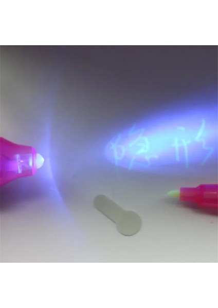 Mavi Stil Magic 2 In 1 Uv Graffiti Siyah Işık Combo Yaratıcı Kırtasiye Görünmez Mürekkep Kalem Işaretleyici Kalem Fosforlu Ofis (Yurt Dışından) fırsatları