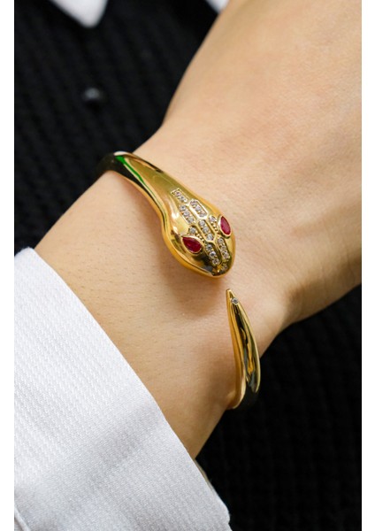 Yılan Model Kelepçe 14 Ayar A051005