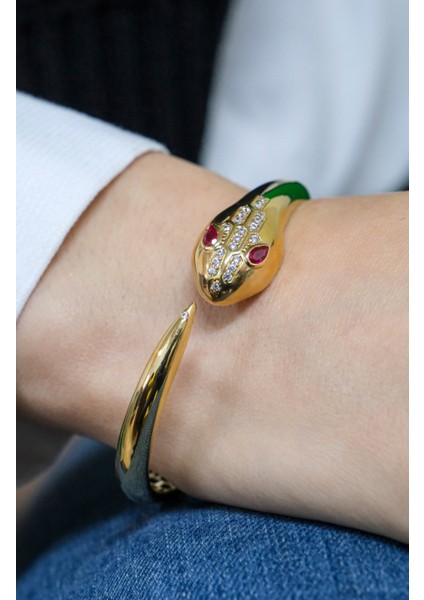 Yılan Model Kelepçe 14 Ayar A051005 fiyatları