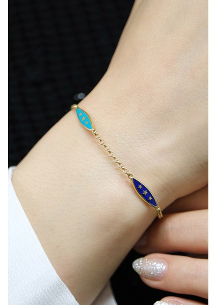 Yıldızlı Çıtır Bileklik 14 Ayar A041158