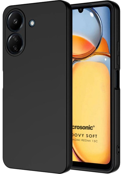 Xiaomi Poco C65 Kılıf Groovy Soft Siyah