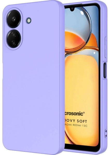 Xiaomi Poco C65 Kılıf Groovy Soft Lila