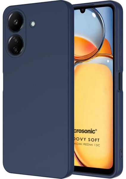 Xiaomi Poco C65 Kılıf Groovy Soft Lacivert