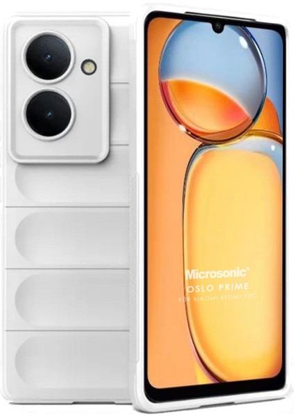 Xiaomi Poco C65 Kılıf Oslo Prime Beyaz