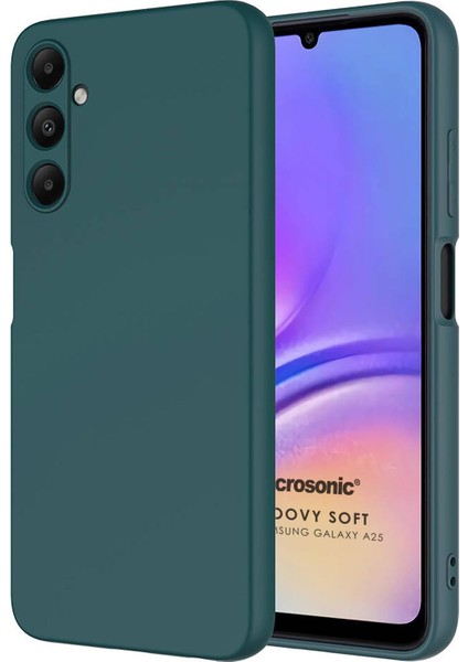 Samsung Galaxy A25 Kılıf Groovy Soft Koyu Yeşil
