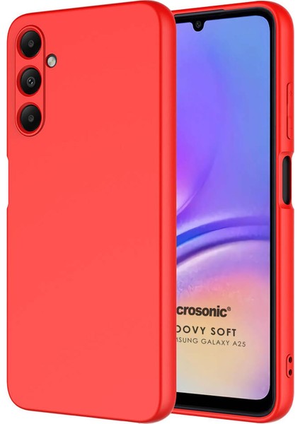 Samsung Galaxy A25 Kılıf Groovy Soft Kırmızı
