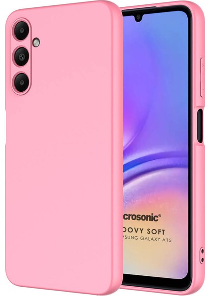 Samsung Galaxy A15 Kılıf Groovy Soft Pembe