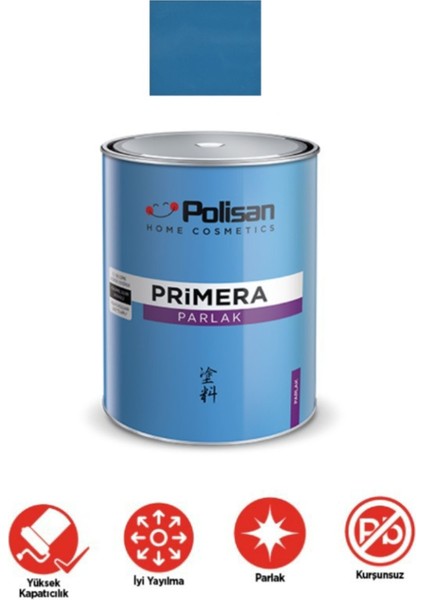 Primera Parlak Yağlı Boya Havai Mavi 0.75L