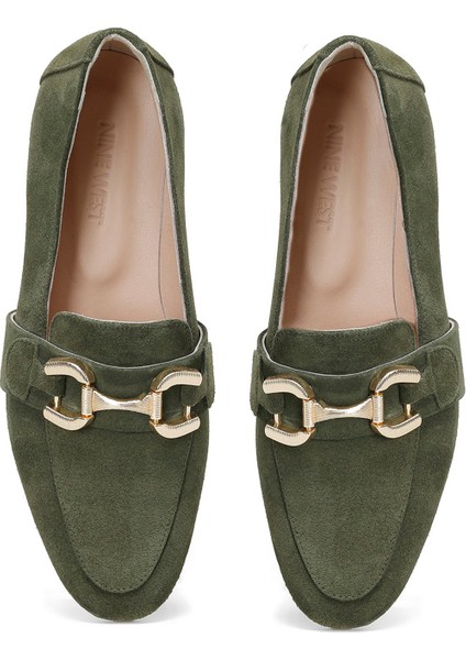 Nine West Bely 4fx Haki Kadın Loafer