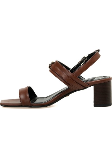 Hermosa2 4fx Taba Kadın Topuklu Sandalet modelleri