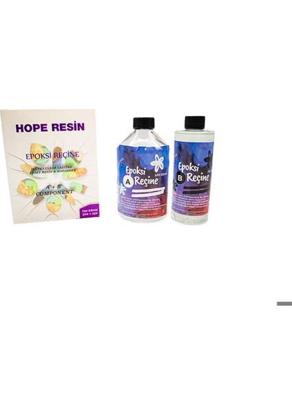 Epoksi Reçine 750 gr Seti - Yüksek Kaliteli