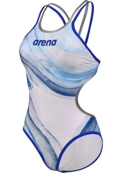 One Dreams Double Cross Ba Kadın Mavi Yüzücü Mayosu 006652850 fırsatları