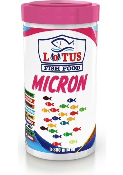 100 ml Micron Granulat Balık Yemi