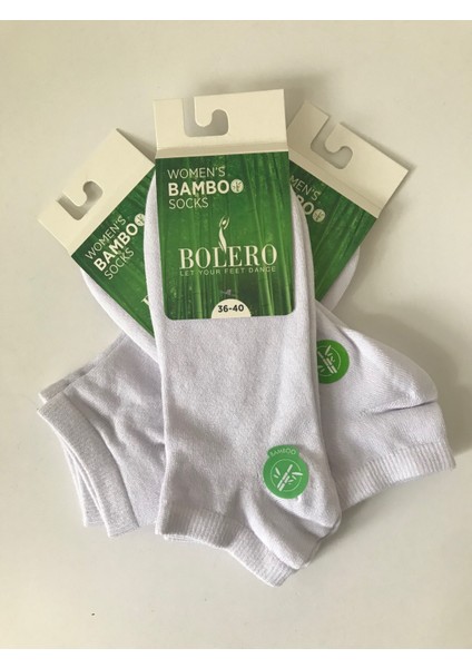 3'lükadın Bambu Soket Çorap