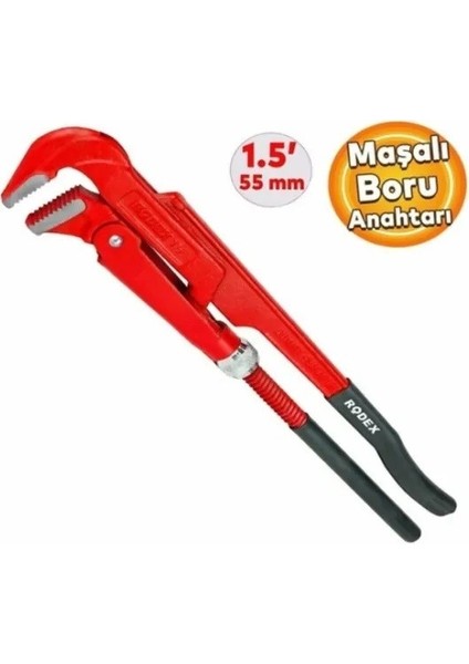 RHT0310200015 Maşalı Boru Anahtarı 1.5' Rodex (ANM015T)