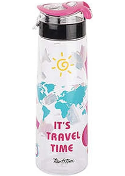 Pembe Travel Tritan Su Şişesi 730ML