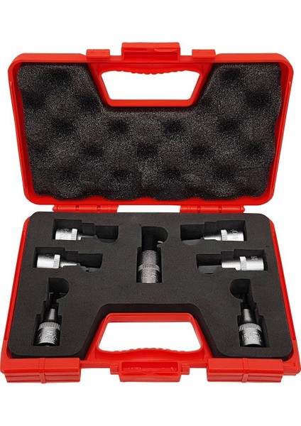 1/2" LOKMALI ALLEN UÇ TAKIMI 60mm 7 PARÇA