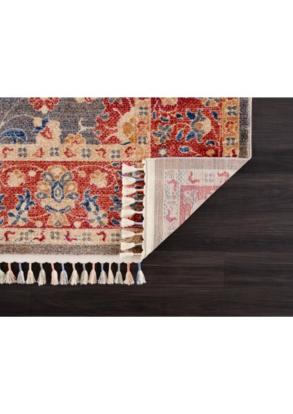 Ensari , Etnik Desenli Sanatsal Cross Dokuma Salon Ve Oturma Odası Halısı