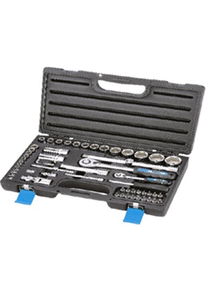 1/4"-1/2" ALTI KÖŞE LOKMA TAKIMI 56 PARÇA