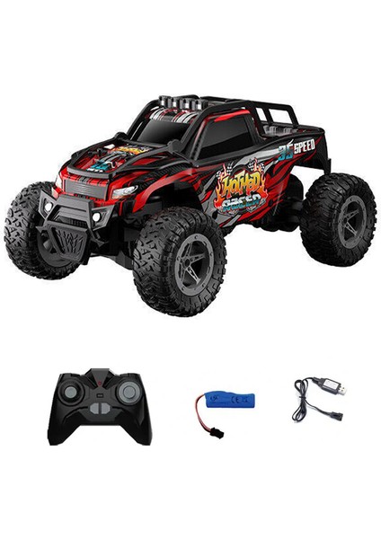 Kontrollü LED Işıklı Off Road Araç Kırmızı GHz