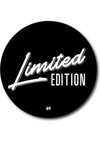 Limited Edition Siyah - 10 x 10 cm Mıknatıslı Evrensel Tak Çıkar Dekoratif Aksesuar