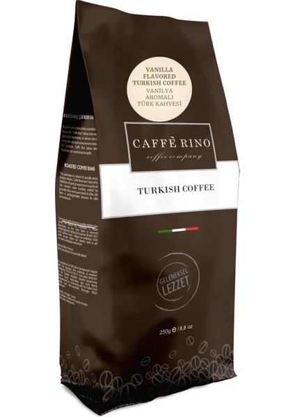 Caffe Rino Türk Kahvesi Vanilya Aromalı 250 gr