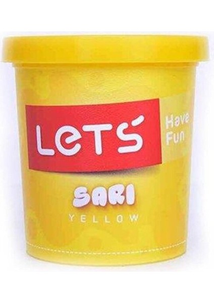 Lets Oyun Hamuru Neon Sarı 115 gr L8440-17