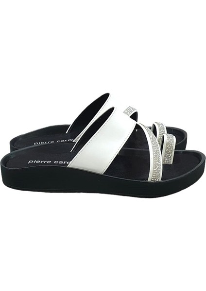 Anatomik Taban Taşlı Parmak Geçen Bayan Terlik fiyatları