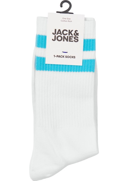 Çizgili Tekli Çorap - Eli