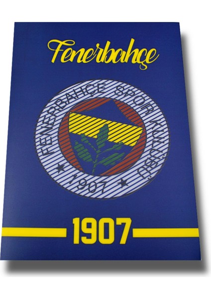 Fenerbahçe A4 60 Yaprak Plastik Kapak Dikişli Defter Çizgili (463617)