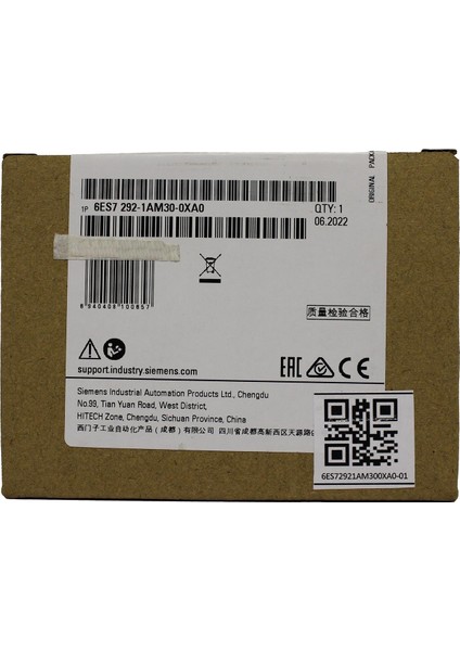 6ES7292-1AM30-0XA0 Connector Block, 12 Termınal, T