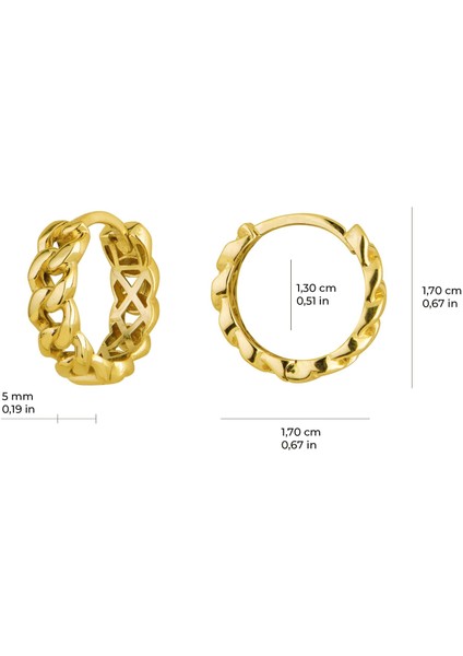 14 Ayar Italyan Altın Küpe 3,45 gr fiyatları