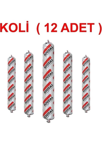 Soudaflex 40 Fc 600 ml Sosis Beyaz( 1kolı-12 Adet)