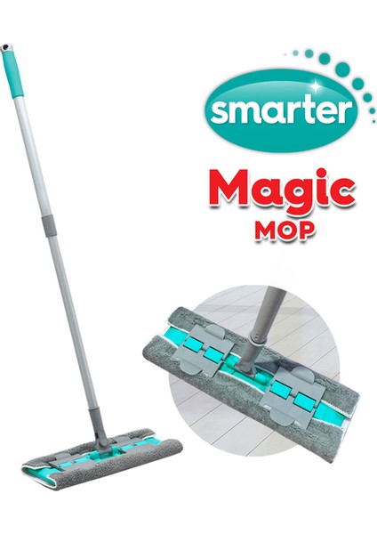 Magic Mop Yer Temizlik Sistemi - Yeşil - 124X38X13 cm