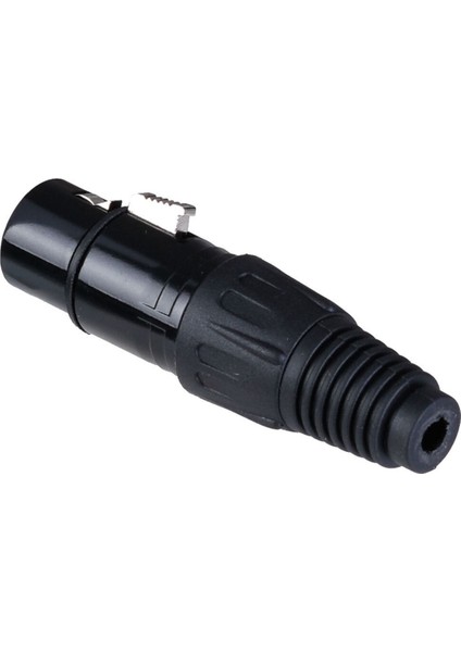 Black Metal Xlr Canon Dişi Jak TNX-4814 Bk