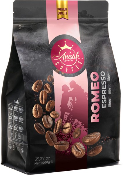 Anisah Coffee Romeo Espresso Kahve 1000 Gram