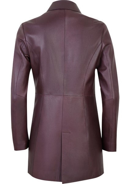 Cherlin Bordo Kadın Deri Mont fırsatları