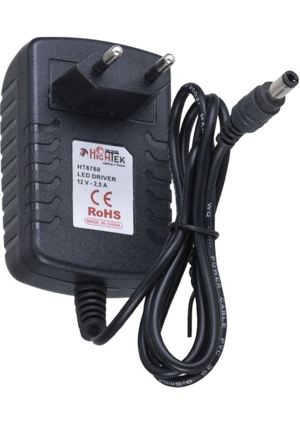 12V 2,5A Priz Tipi Adaptör HT-6760