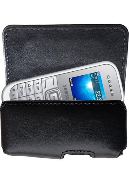 Samsung E1205 Kılıfı Tuşlu Telefon Bele Takılan Kemer Kılıfı
