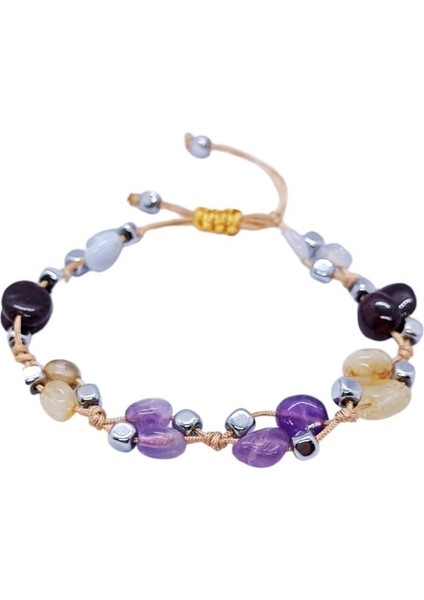 Naz Doğal Taş Bayan Akrep Burcu Bileklik