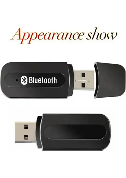 Bluetooth Dongle Usb/aux 3.5mm Kablosuz Stereo Ses Müzik Alıcısı/adaptör Dongle Uyumlu