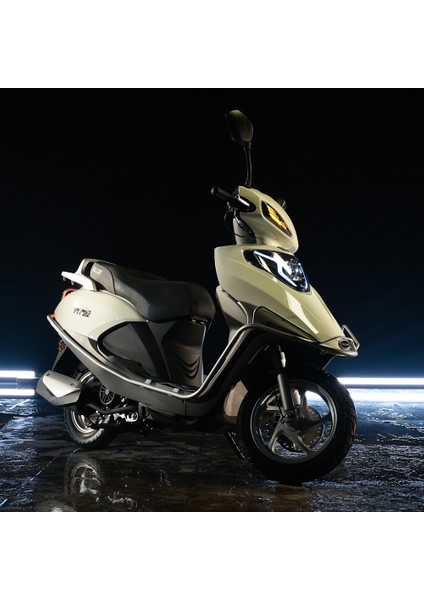 Guppi 110 Benzinli Scooter - Beyaz