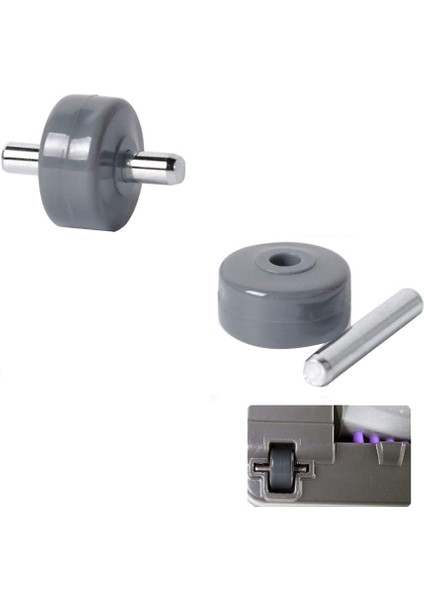 1 Çift Elektrikli Süpürge Için Yedek Tekerlekler Modeller Için Fit NV350 NV351 NV355 NV356E NV500 NV501,ЗАПАСНЫЕ Части Пылесоса (Yurt Dışından) fiyatları