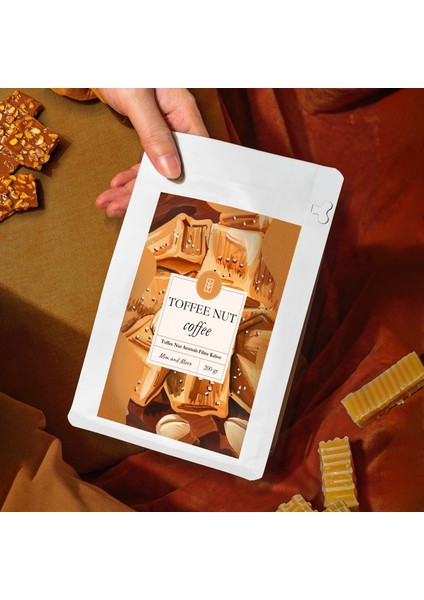 Toffee Nut Coffee Toffee Nut Aromalı Kahve Filtre Kahve 200 gr